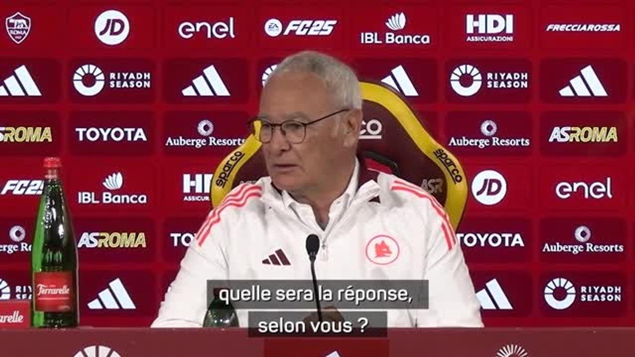 AS Rome - Ranieri balaie la rumeur Gasperini
