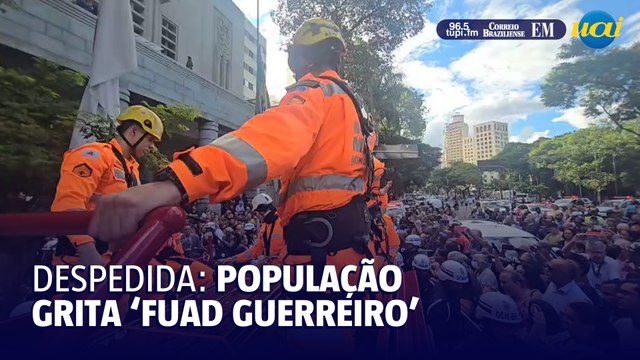 População grita 'Fuad guerreiro' em velório do prefeito de Belo Horizonte
