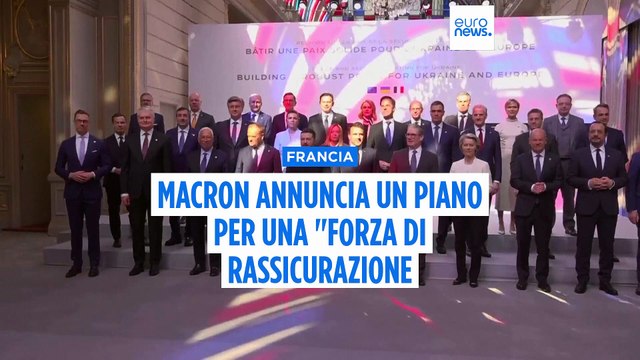Francia: Emmanuel Macron annuncia la forza di rassicurazione in Ucraina