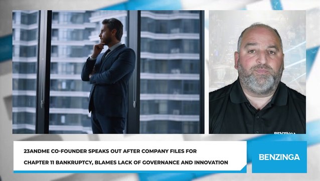 23andMe Co-Founder Speaks Out After Company Files For Chapter 11 Bankruptcy, Blames Lack Of Governance And Innovation