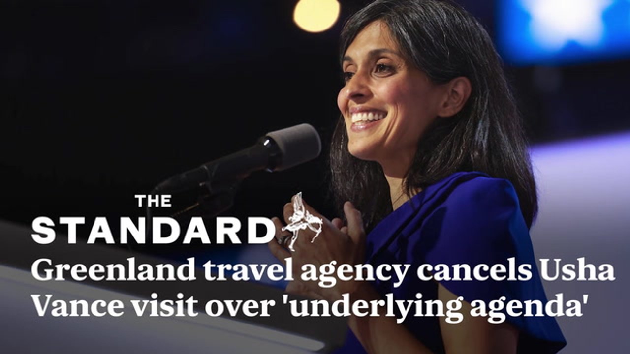 Greenland travel agency cancels Usha Vance visit over 'underlying agenda' and 'media spectacle'