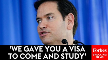 Rubio Issues Blunt Warning To Foreign Students Who Want To 'Tear Up' Campuses As Activists