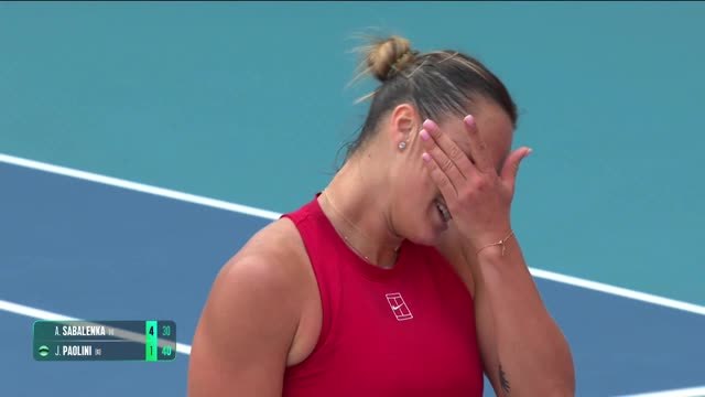 Miami - Sabalenka sans pitié pour Paolini