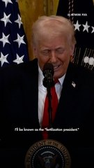 Donald Trump Nicknames Himself the 'Fertilization President' at Women's History Month Celebration