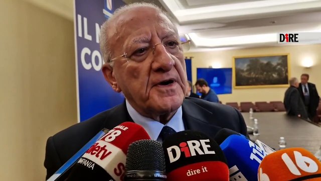 Napoli - SANITÀ. DE LUCA: 2 APRILE PRESENTIAMO PROGETTO NUOVO OSPEDALE SANTOBONO (27.03.25)