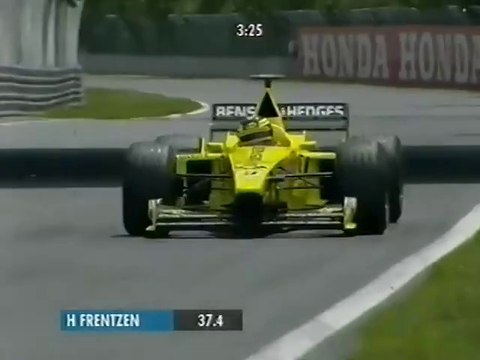 F1 – Heinz-Harald Frentzen (Jordan Mugen-Honda V10) lap in qualifying – Canada 2000