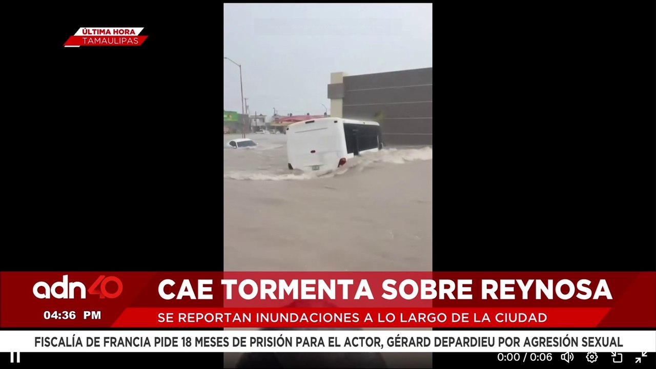 🚨¡Última Hora! Cae tormenta sobre Reynosa, Tamaulipas