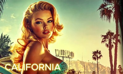 U.S. States as Vintage Pin-up Girls
