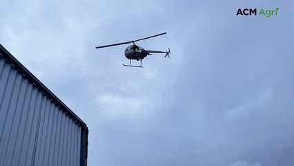 Helicopters leave Quilpie Airport to assess flood damage