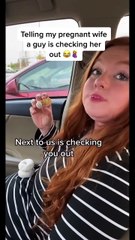 TELLING MY PREGNANT WIFE A GUY IS CHECKING HER OUT PRANK 😂10