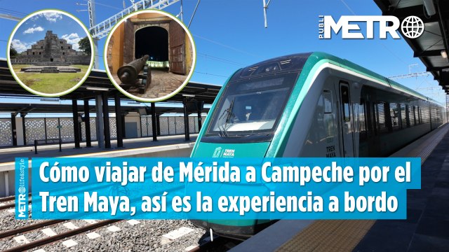 Cómo viajar de Mérida a Campeche por el Tren Maya, así es la experiencia a bordo, rutas y precios