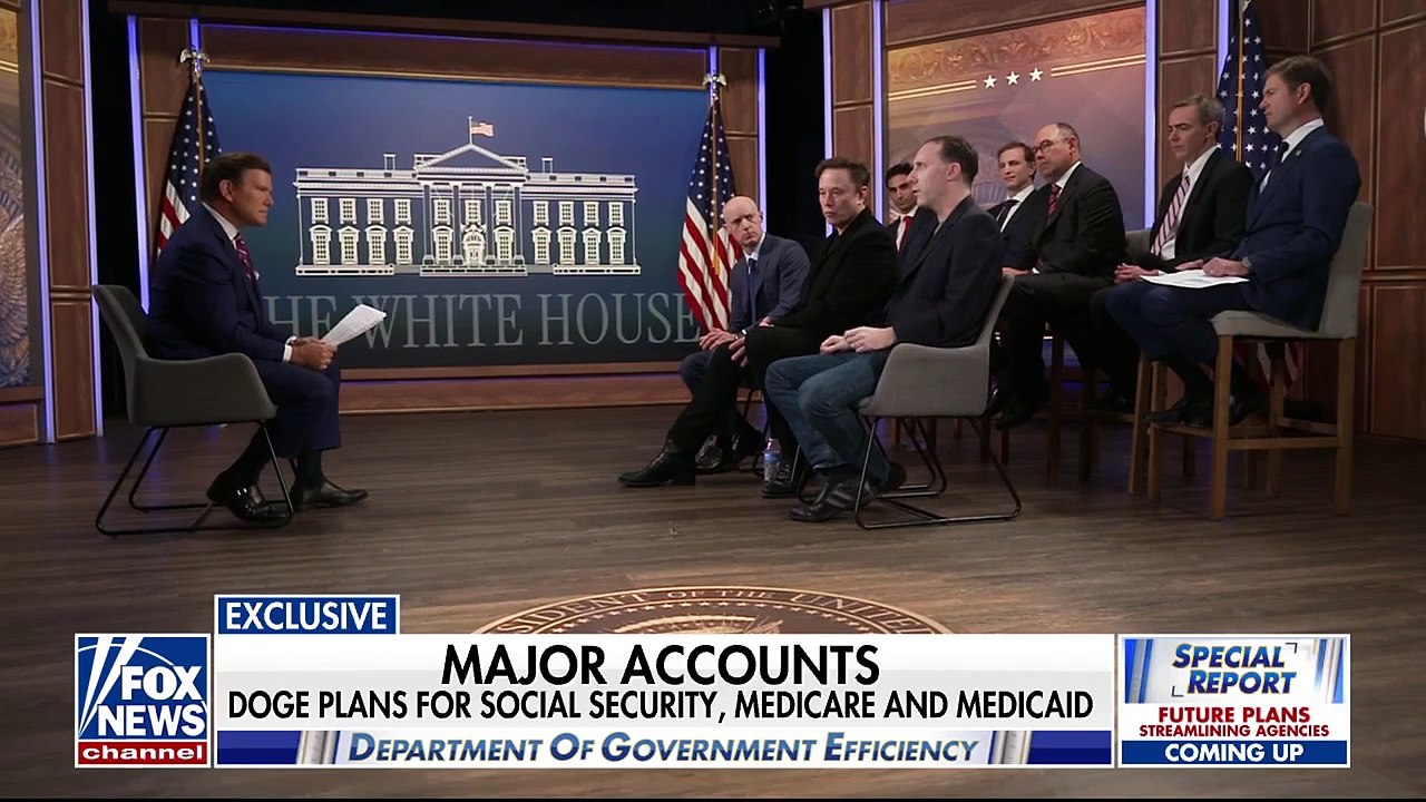 Elon Musk and DOGE Team Sit Down with Bret Baier in "Special Report" Exclusive
