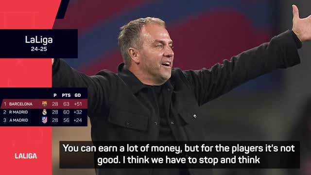 Barcelona coach Flick criticises addition of Club World Cup to hectic schedule