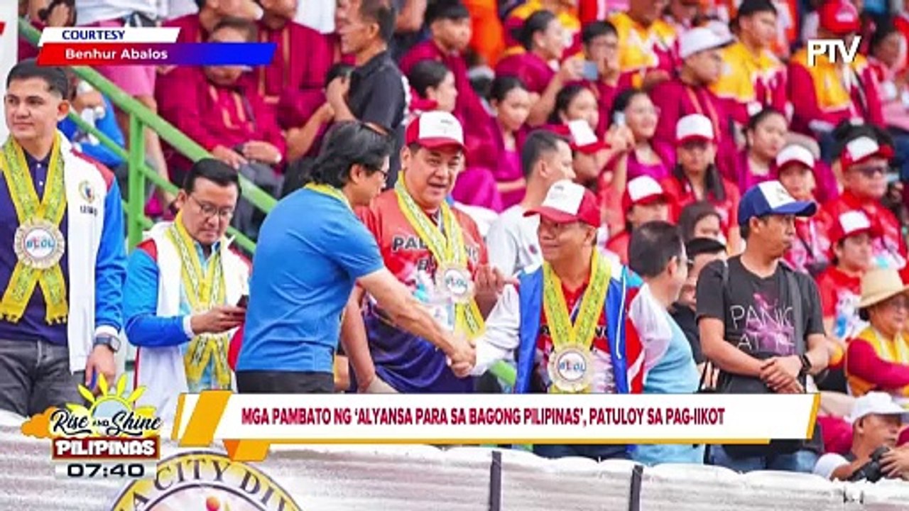 Mga pambato ng ‘Alyansa para sa Bagong Pilipinas’, patuloy sa pag-iikot