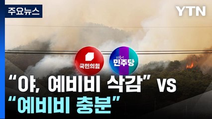 산불 추경 놓고..."야, 예비비 삭감" vs "예비비 충분" / YTN