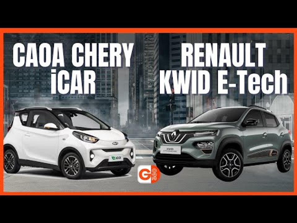 RENAULT KWID e-TECH X CAOA CHERY iCAR: QUAL É O MELHOR CARRO ELÉTRICO DO BRASIL? (E O MAIS BARATO)