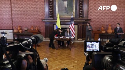 EEUU y Colombia anuncian cooperación para control migratorio y del narco