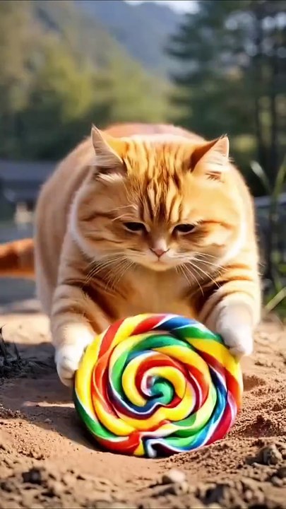 Cat😺 and Ant🐜 Story... By AI CATS STORY.