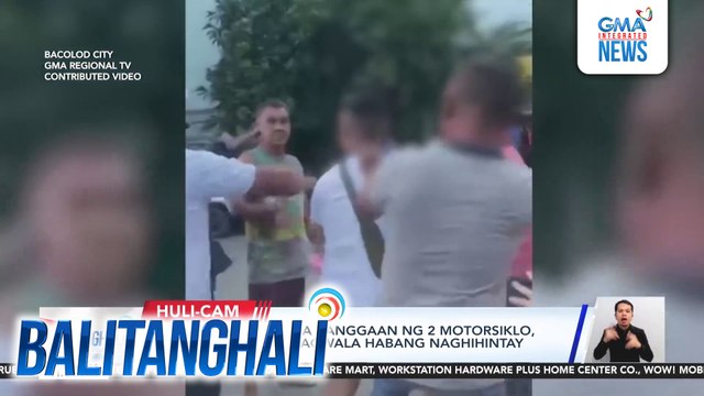 Lalaking sangkot sa banggaan ng 2 motorsiklo, kinuyog matapos magwala habang naghihintay ng mga pulis | Balitanghali