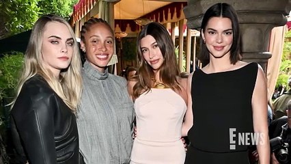 Hailey Bieber & Kendall Jenner REUNITE for Vogue World Event _ E! News