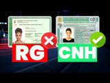 POSSO USAR O NOVO RG NO LUGAR DA CARTEIRA NACIONAL DE HABILITAÇÃO (CNH)?
