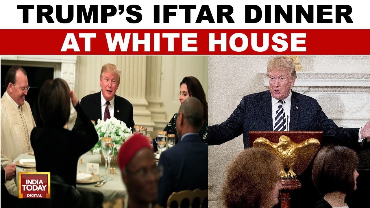 Donald Trump's hosts Iftar dinner at White House, thanks Muslims for their votes