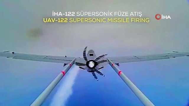 Bayraktar TB3 SİHA süpersonik füzeyle hedefi yine tam isabetle vurdu