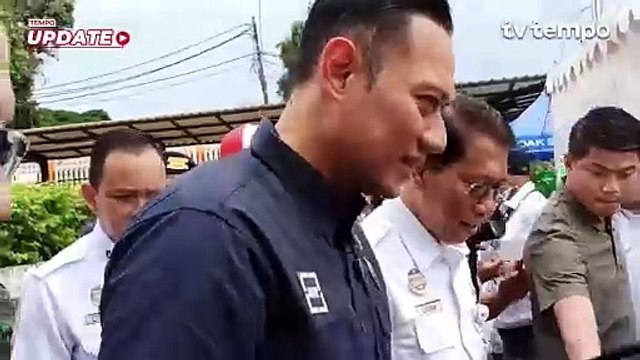 Menteri AHY Tinjau Kesiapan Mudik Stasiun Pasar Senen
