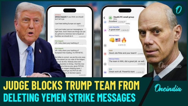 Trump's Secret Chats EXPOSED! Judge Orders ‘DO NOT DELETE’ Amid Explosive Houthi Attack Revelations!