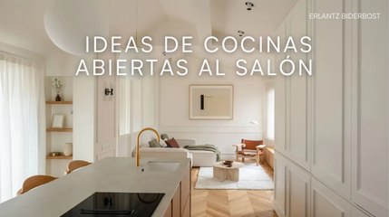 Ideas de cocinas abiertas al salón