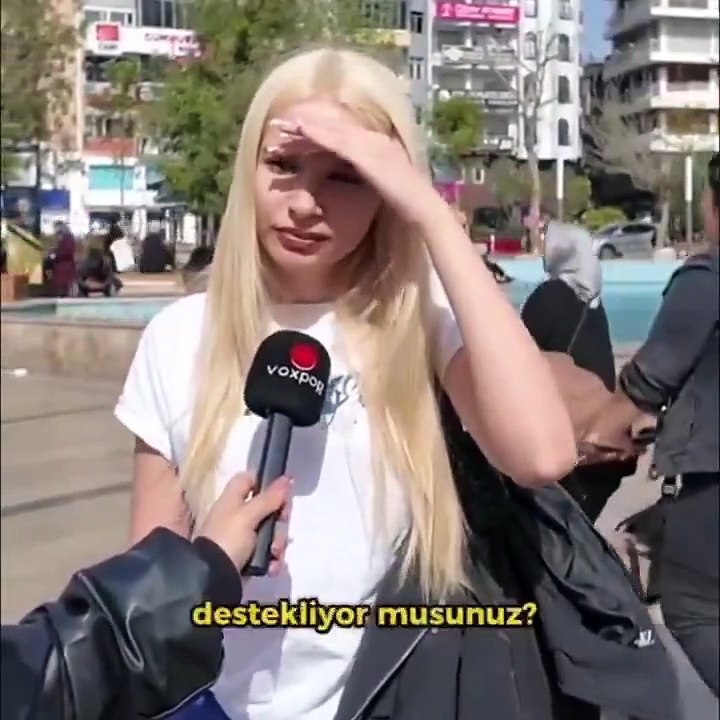 Genç kızın İmamoğlu ve boykot yorumu gündem oldu