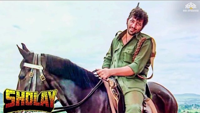 गब्बर ठाकुर के फौजी से मिलने आया | शोले | अमिताभ बच्चन, धर्मेंद्र, जया बच्चन, हेमा मुलिनी, अमजद खान