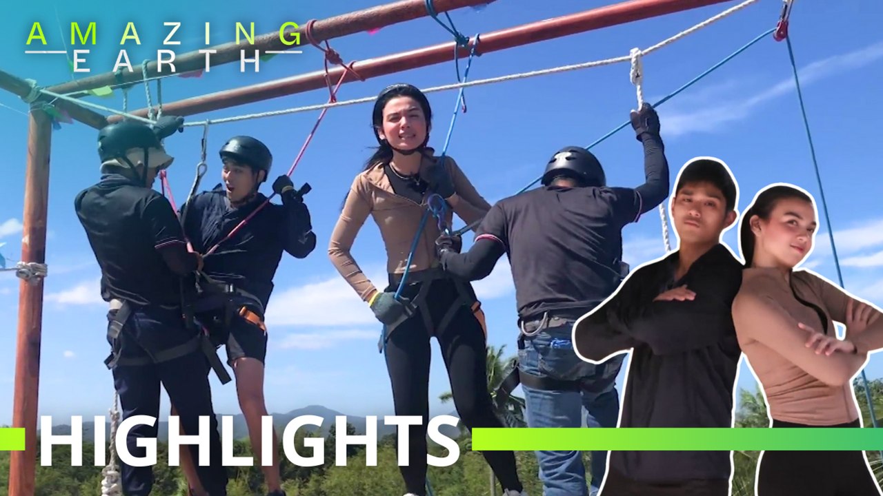 Amazing Earth: Thrilling obstacle battle with Haley Dizon and Migs Almendras!