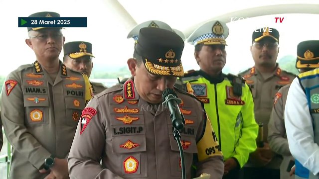 [FULL] Kapolri Jenderal Listyo Sigit Beber Prediksi Waktu Puncak Arus Mudik Lebaran 2025