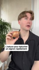 L’astuce pour éplucher un oignon 🧅