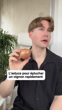L’astuce pour éplucher un oignon 🧅