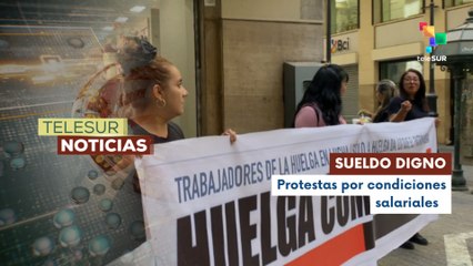 En Chile, trabajadoras de la empresa Flores protestaron por condiciones salariales