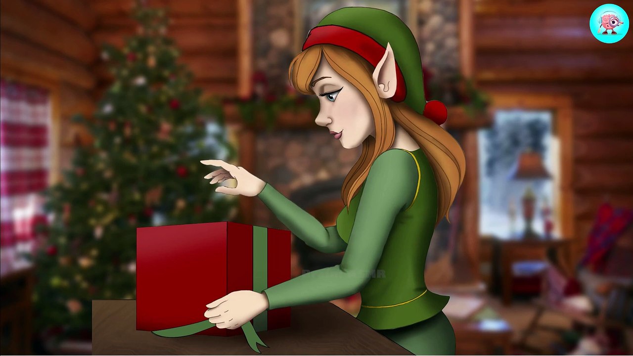 5. ASMR Remove louse dog from Christmas Girl Elf's Ears Treatment Animation   Christmas asmr animation