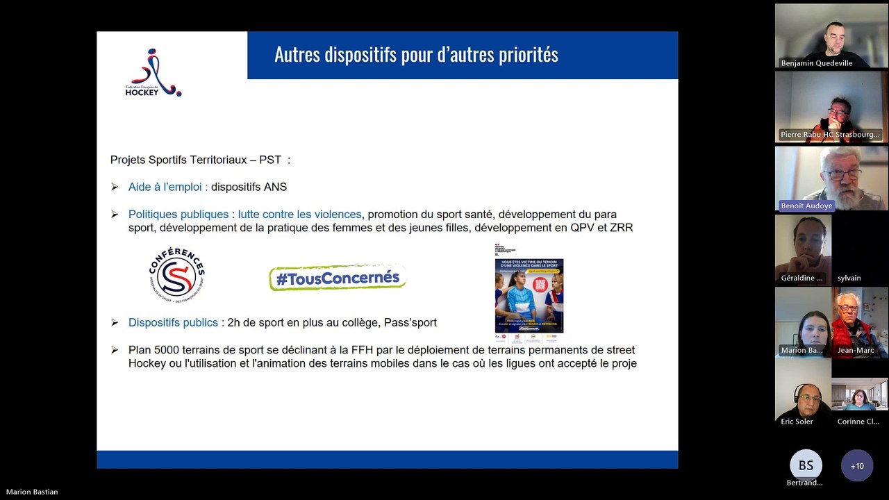 Webinaire PSF 2025 Commissions Territoriales