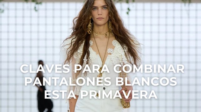 Claves para combinar pantalones blancos esta primavera