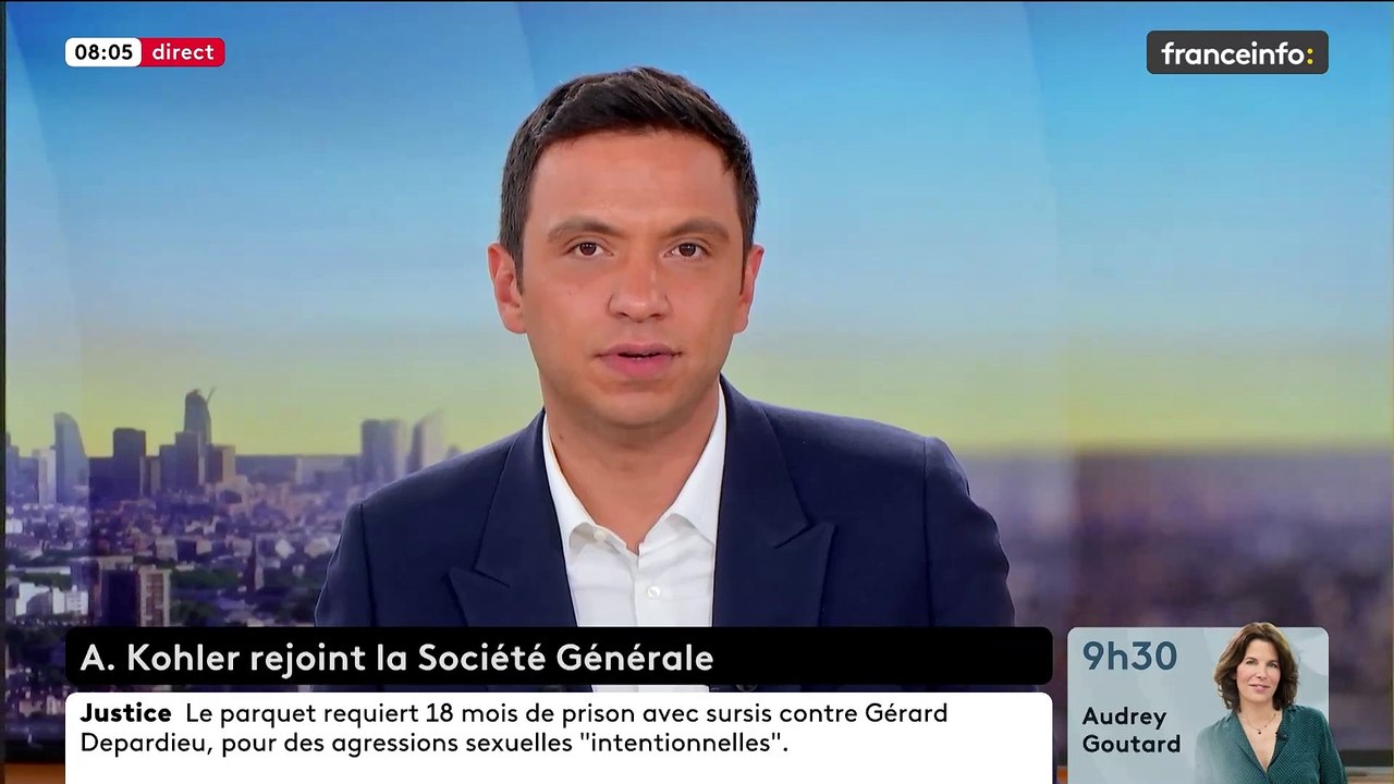 Alexis Kohler, secrétaire général de l’Elysée depuis huit ans, est nommé directeur général adjoint de la Société Générale, a annoncé la banque française vendredi.