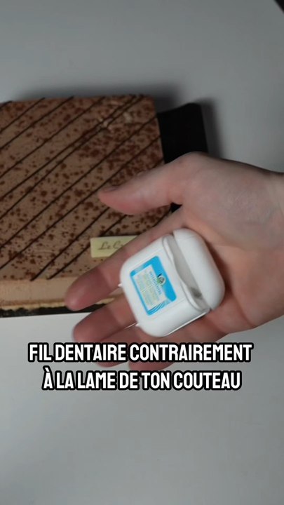 Astuce pour couper le gâteau 🍰