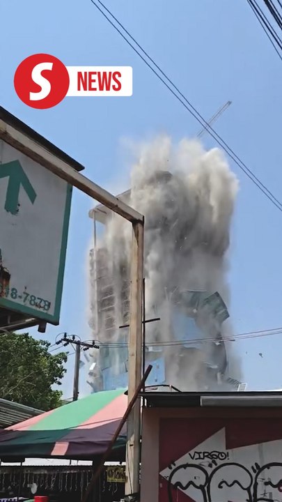 Massive 7.7-magnitude earthquake strikes central Myanmar, triggers building collapse in Thailand