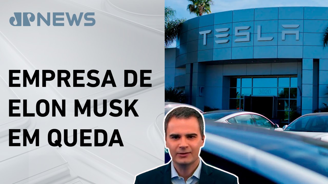Vendas da Tesla desabam na Europa; Bruno Meyer comenta