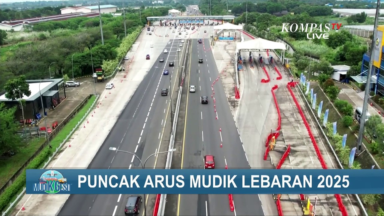 Pantauan Puncak Arus Mudik di Tol Cikampek Utama per 28 Maret Siang: Kepadatan Terurai