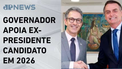 Romeu Zema diz que Bolsonaro é “o maior líder da oposição”