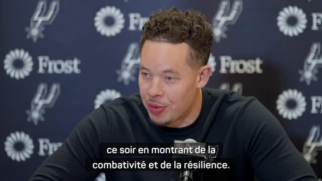 Spurs - Johnson fier de la combativité et de la résilience face à un “très bon Allen”