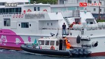 蘭嶼「金星3號」客輪被東北季風吹到觸礁  55名遊客、18名船員均獲救（民眾提供）