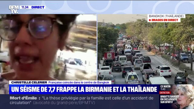 Je ressens un sentiment de panique dans la ville : une Française vivant à Bangkok témoigne du puissant séisme qui a touché la Thaïlande