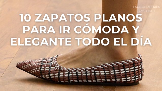 10 zapatos planos para ir cómoda y elegante todo el día